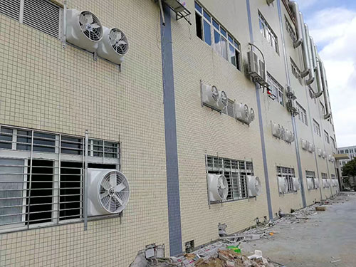 東莞電子廠通風(fēng)降溫工程
